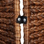 vidaXL Cloison de séparation 3 panneaux marron hyacinthe d'eau