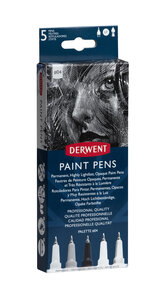 Marqueurs peinture opaque Derwent Paint Pen 5 palette n°4