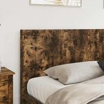 vidaXL Tête de lit Chêne fumé Bois d'ingénierie