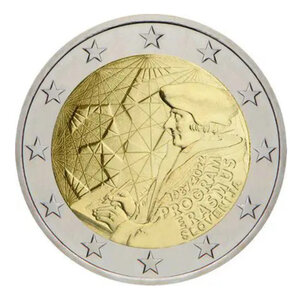 2 euros commémorative Slovénie 2022 - Erasmus.