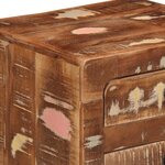 vidaXL Table de chevet 37x32x50 cm bois massif de récupération