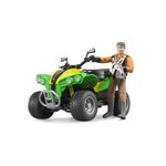 BRUDER - Quad avec personnage - 16 cm