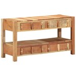 vidaXL Meuble TV Marron 83 x 33 x 46 cm Bois massif de récupération