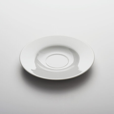 Soucoupe porcelaine blanche apulia ø 145 mm - lot de 6 - stalgast - porcelaine