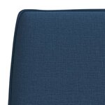 Banc banquette bleu 100 x 75 x 76 cm tissu 02_0010497