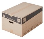 Lot de 20 cartons de déménagement 72l - 60x40x30cm - made in france - 70  fsc certifé - charge max 20kg - pack & move