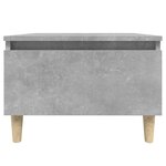 vidaXL Tables d'appoint 2 Pièces Gris béton 50x46x35 cm Bois d'ingénierie