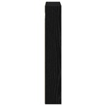 vidaXL Armoire murale de salle de bain Chêne Noir 40 x 10 x 60 5 cm