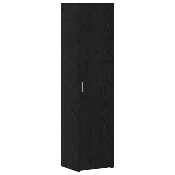 vidaXL Haut de meuble en chêne noir 45x42.5x185 cm Bois d'ingénierie