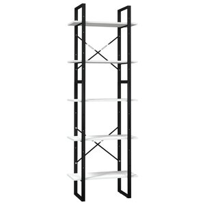 vidaXL Bibliothèque à 5 niveaux Blanc 60x30x175 cm Bois de pin