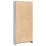 vidaXL Bibliothèque sonoma gris 80x24x176 cm bois d'ingénierie