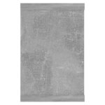 vidaXL Étagères murales cube 2 Pièces Gris béton Bois d’ingénierie