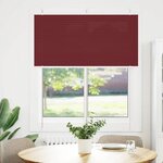 vidaXL Store plissé rouge bordeaux 115x100 cm largeur du tissu 114 4cm