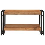 vidaXL Table basse 70x50x38 cm bois massif acacia