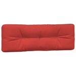 vidaXL Coussins de palette lot de 5 rouge tissu