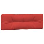 vidaXL Coussins de palette 5 Pièces rouge tissu