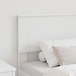vidaXL Tête de lit Blanc 100 cm Bois d'ingénierie