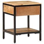 vidaXL Cabinet de chevet avec tiroir Marron 40 x 35 x 50 cm