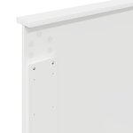 vidaXL Tête de lit Blanc 90 cm Bois d'ingénierie