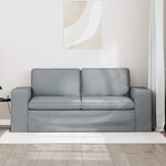 vidaXL Canapé Gris clair 182 x 80 x 82 cm tissu