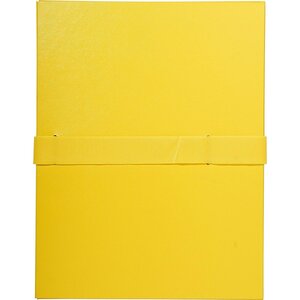 Chemise dos extensible balacron sangle Scratch Rabat en pied de page 24 x 32 Jaune x 10 EXACOMPTA