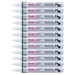Marqueur Peinture MMP10 Pointe Ogive 2 5 mm Blanc x 12 PENTEL