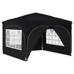 vidaXL Tente de fête pop-up 290 x 290 x 245 cm Anthracite