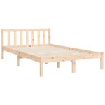 vidaXL Cadre de lit sans matelas bois de pin massif