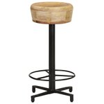 vidaXL Tabourets de bar lot de 2 66 cm bois de manguier massif