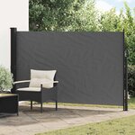 vidaXL Store latéral rétractable Anthracite 300 x 170 cm Polyester