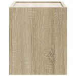 vidaXL Tables de chevet murales 2 Pièces chêne sonoma 45x30x35 cm