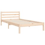 vidaXL Cadre de lit sans matelas bois de pin massif