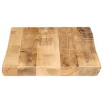 vidaXL Dessus de table bord vivant 50x40x2 5 cm bois de manguier brut