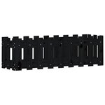 vidaXL Lit surélevé de jardin design de clôture 100x30x30cm pin massif