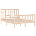 vidaXL Cadre de lit sans matelas 140x200 cm bois massif de pin