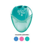 Taille-crayons ' I.Gloo' 2 trous Jaune, Violet OU Bleu MAPED