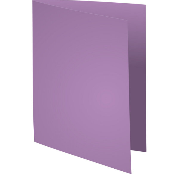 Paquet de 100 chemises JURA 250 en carte 240 grammes lilas EXACOMPTA