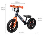 Draisienne Qplay Player - couleur Orange