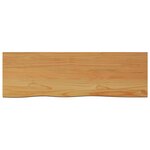 VidaXL Table console EKAI Blanc 112 x 35 x 76 cm Bois de pin massif