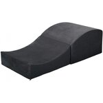 Fauteuil relaxant rabattable de forme préformé gris