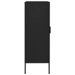 vidaXL Armoire de rangement Noir 80x35x101 5 cm Acier