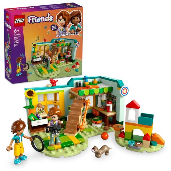 LEGO Friends 42646 — La chambre d'Autumn set de construction avec mini-poupées et animaux.
