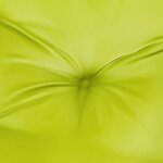 vidaXL Coussins de palette lot de 2 vert vif tissu