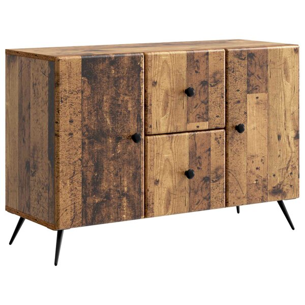 vidaXL Buffet Bois ancien 89 x 34 5 x 60 cm Bois d'ingénierie