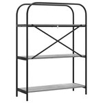 vidaXL Étagère Sonoma gris 80 x 30 x 109 cm Bois d'ingénierie