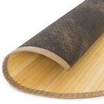 Tapis bambou 150 cm rond Naturel Clair