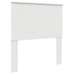vidaXL Tête de lit Blanc brillant 100 cm Bois d'ingénierie