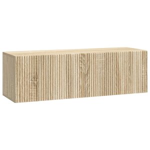 vidaXL Meuble TV mural Chêne Sonoma 98 x 31 x 30 cm Bois d'ingénierie