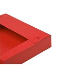 Boite De Classement Cartobox Dos 60mm Carte Lustrée - A4 - Rouge - X 10 - Exacompta