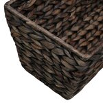 Vidaxl jardinières 2 pièces jacinthe d'eau marron